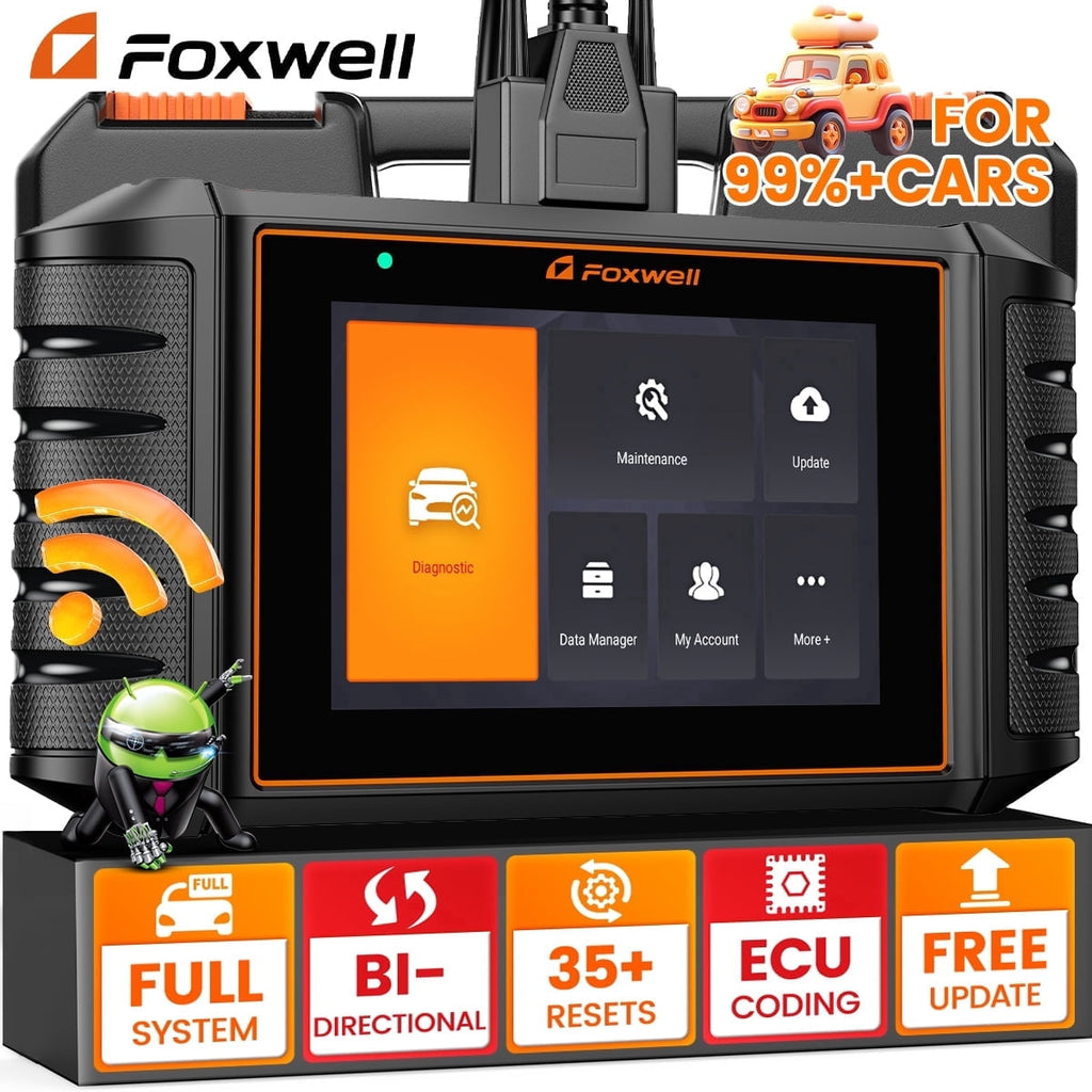 Automotive Bi-Directional Diagnostic Scan Tool OBD2 Scanner All System Code Reader All Reset