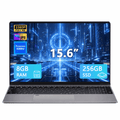 15.6 Student Laptop, Intel 5205U, 8GB RAM 256GB ROM Notebook Business Laptop for Beginner, Student, Business