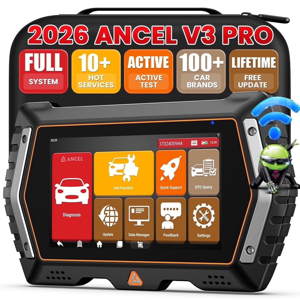 V3 PRO OBD2 Scanner Bidirectional & Active Test Car Diagnostic Tool, Full System Scan Tool Code Reader with 10 Resets, WI-FI Lifetime Free Update