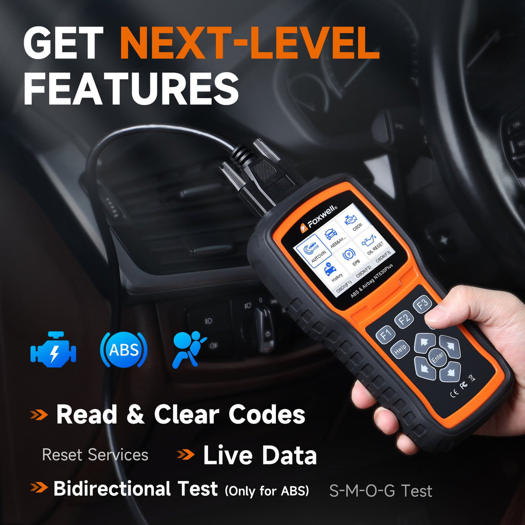 NT630 Plus Bidirectional SRS SAS ABS Bleeding OBD2 Scanner Code Reader Diagnostic Tool