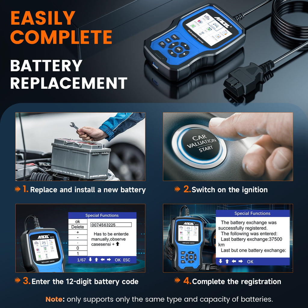 BM700 OBD2 Scanner Code Reader ABS SRS EPB TPMS Diagnostic Scanner Fit for BMW/Fit for Mini