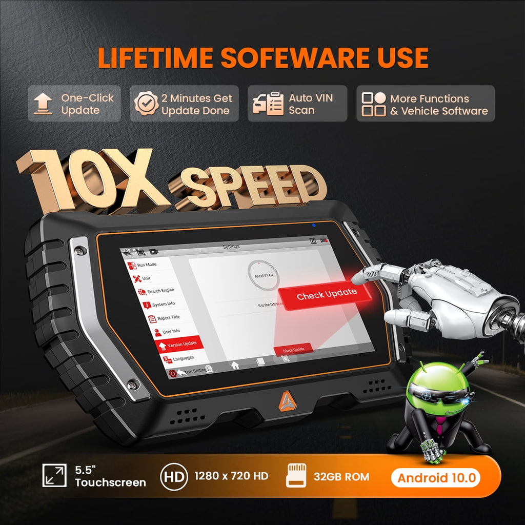 V3 PRO OBD2 Scanner Bidirectional & Active Test Car Diagnostic Tool, Full System Scan Tool Code Reader with 10 Resets, WI-FI Lifetime Free Update