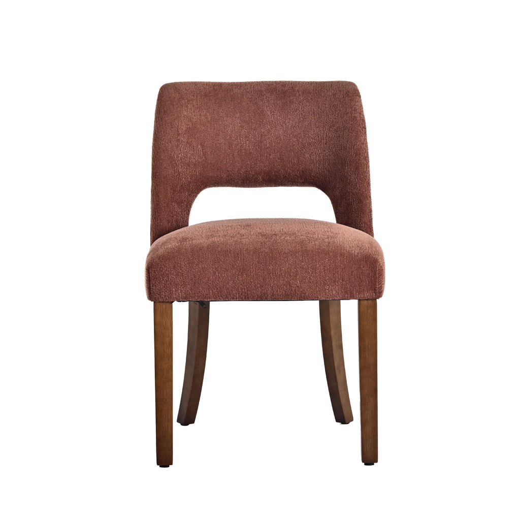 Dining Chairs Set of 2, with Solid Wood Legs for Dining Room, Kitchen and Living Room,Red