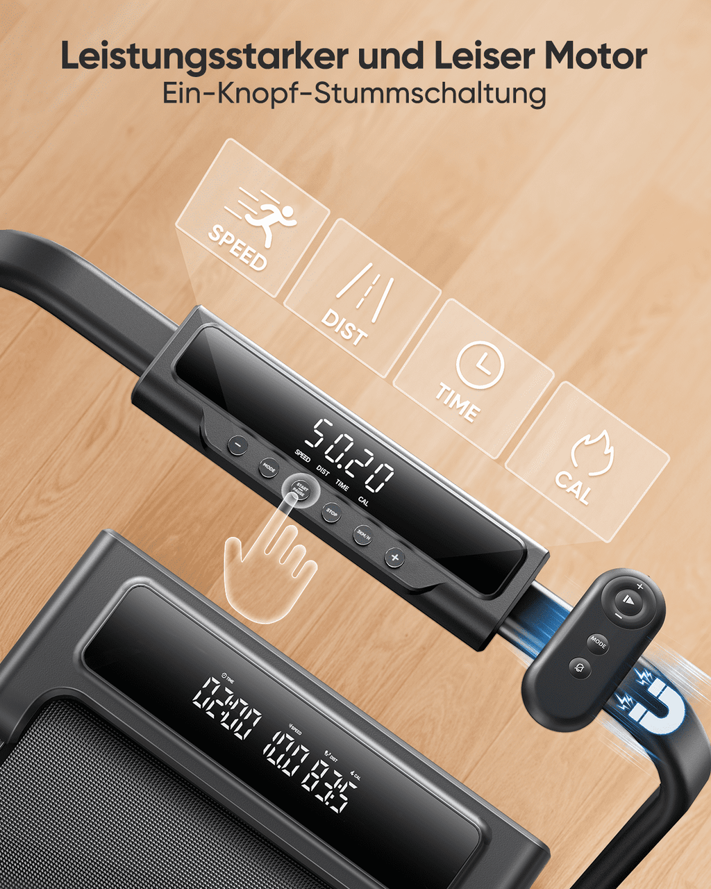 Toputure Walking Pad with 9% Adjustable Incline, 4-in-1 Folding Treadmill with Bluetooth App, LED Display, Remote Control, Compact Walking Pad for Home & Office, 300 lbs Capacity