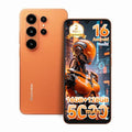 Blackview WAVE 10C Unlocked Android Phones,16GB+128GB,6.88" HD+ Display,5000mAh Long-Lasting Battery,32MP Rear Camera,13MP Selfie Camera,Dual SIM 4G LTE,Google Android 16(Sunset Orange)