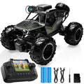 Remote Control Cars with Camera-HD,1:18 Monster Truck Toys,2.4GHZ Off Road RC Car for Kids Adults,HD Display,Two Batteries (40Minute Battery Life),Alloy Body;Makes a Great Birthday Present for Boys