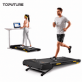 Toputure Walking Pad with 15-Level Auto Incline, Bluetooth APP, 12 Workout Programs, LED Display, Wide Running Belt, Under Desk Treadmill for Home & Office