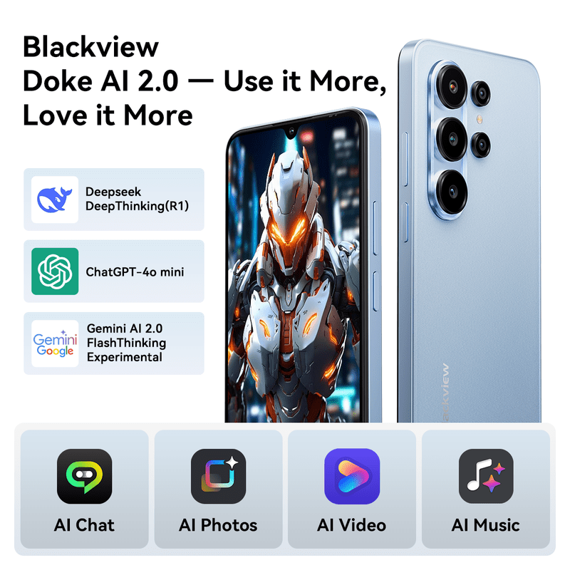Blackview WAVE 10C Unlocked Android Phones,16GB+128GB,6.88" HD+ Display,5000mAh Long-Lasting Battery,32MP Rear Camera,13MP Selfie Camera,Dual SIM 4G LTE,Google Android 16(Sunset Orange)