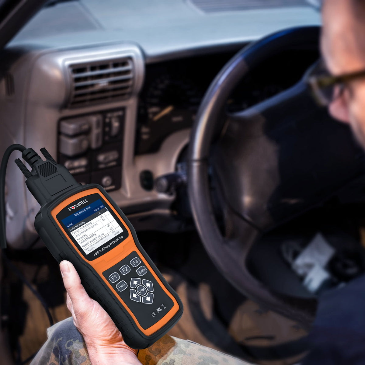 NT630 Plus Bidirectional SRS SAS ABS Bleeding OBD2 Scanner Code Reader Diagnostic Tool