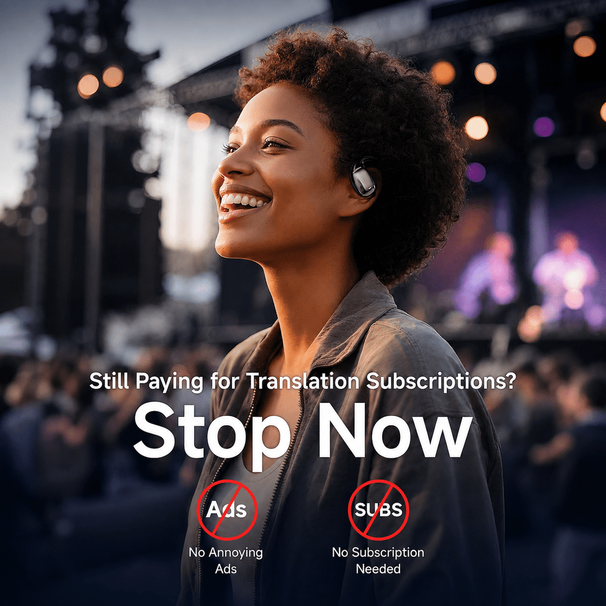 AI Translation Earbuds Real Time, 144 Languages Translator Earbuds, 3-in-1 Wireless Bluetooth Open-Ear Headphones with App for iOS & Android, Travel, Business & Language Learning