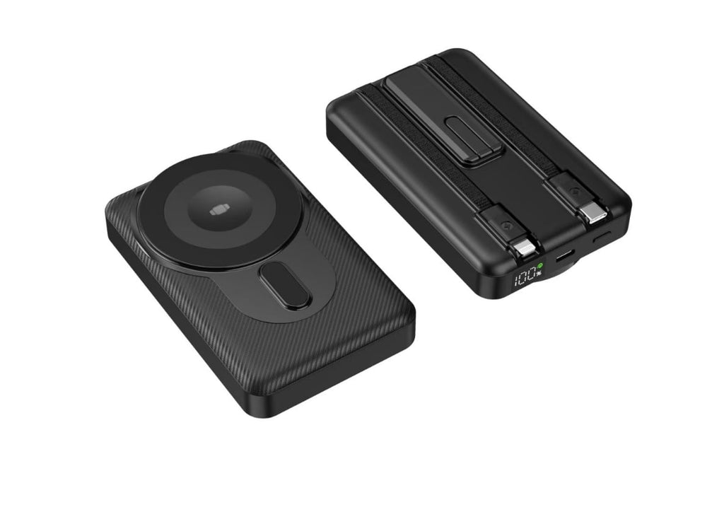 Magnetic Wireless Portable Charger, 20000mAh Power Bank with 22.5W Fast Charging, USB C in & Out Battery Pack, Compatible with iPhone 17/16/15/14/13 Series, Earbuds, Black