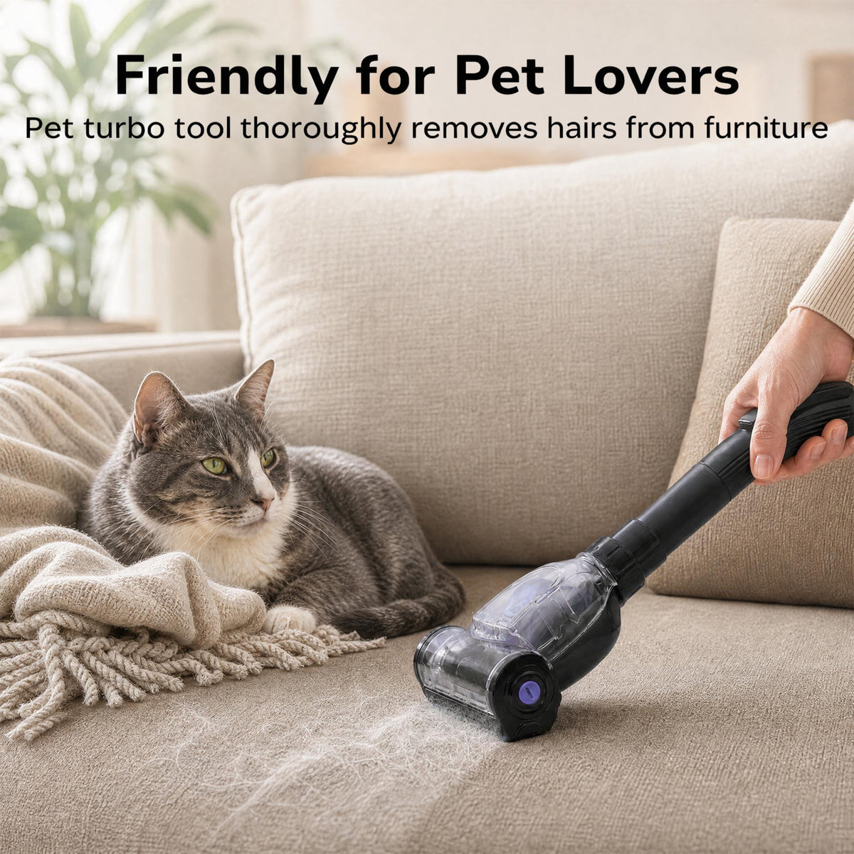 Canister Vacuum Cleaner, 1700W 45Kpa Bagless Vacuum Cleaner with Multi-Cyclonic Filtration, 2 HEPA Filters, 3.5QT, 4 Tools for Hard Floor, Pet Hair